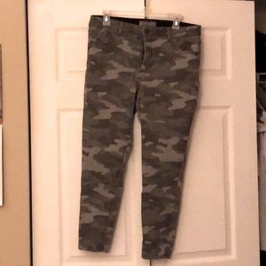 Gray Camouflage Pants